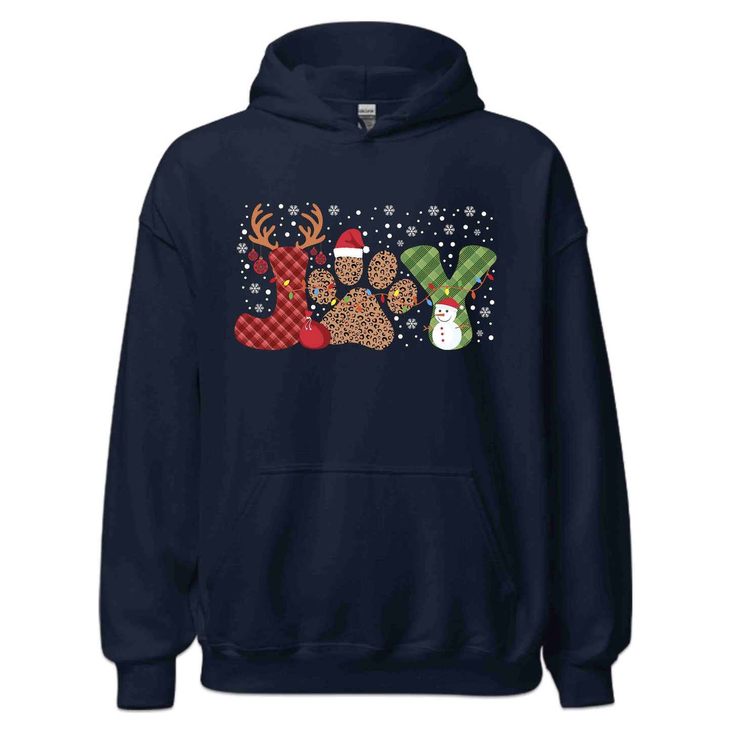 Joy Christmas Paw Print Holiday Pet Lover Xmas | PRODUCT CODE: JYOCHRPWATM