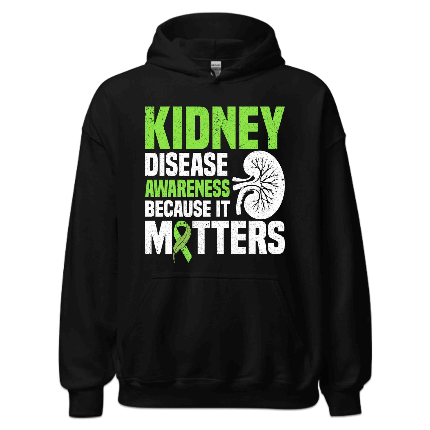 Kidney Disease Awareness Support Kidney Health Green Ribbon | PRODUCT CODE: KDYNDSEAWRPU