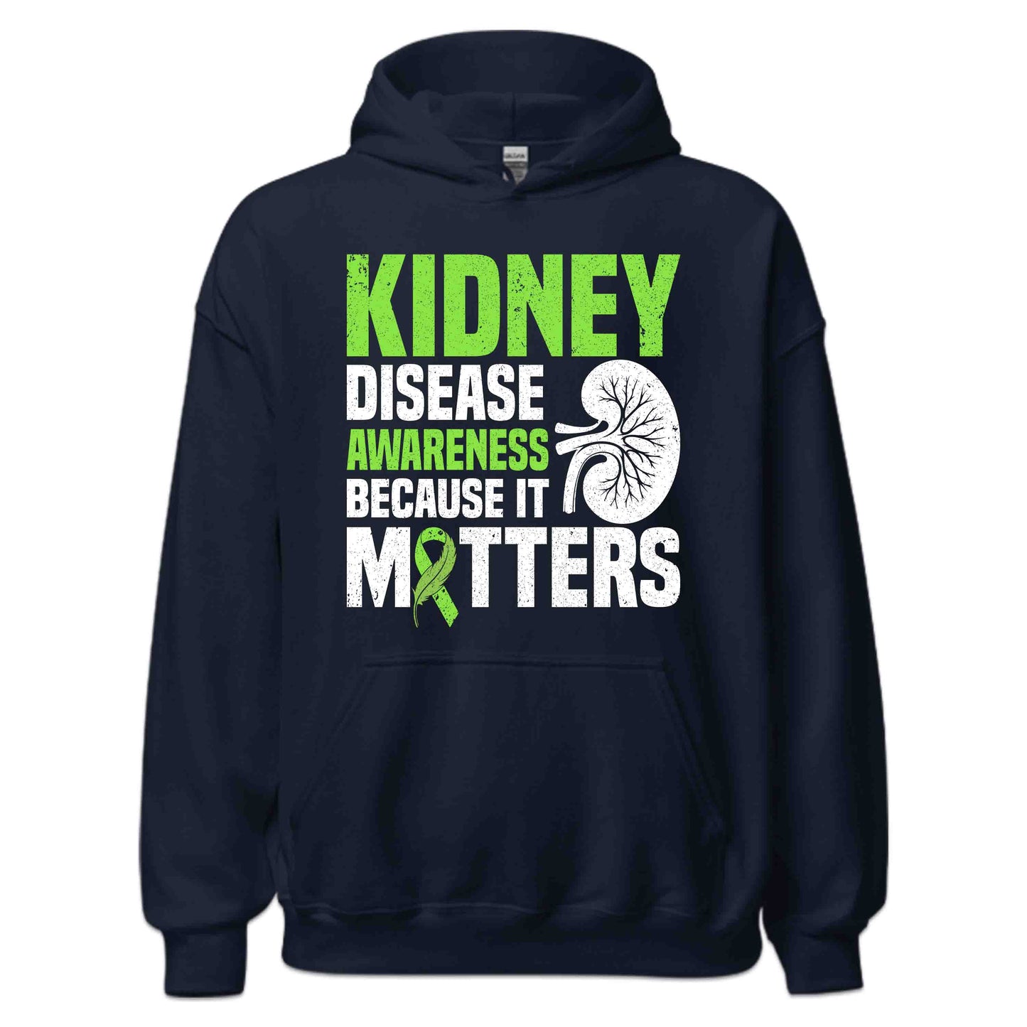 Kidney Disease Awareness Support Kidney Health Green Ribbon | PRODUCT CODE: KDYNDSEAWRPU