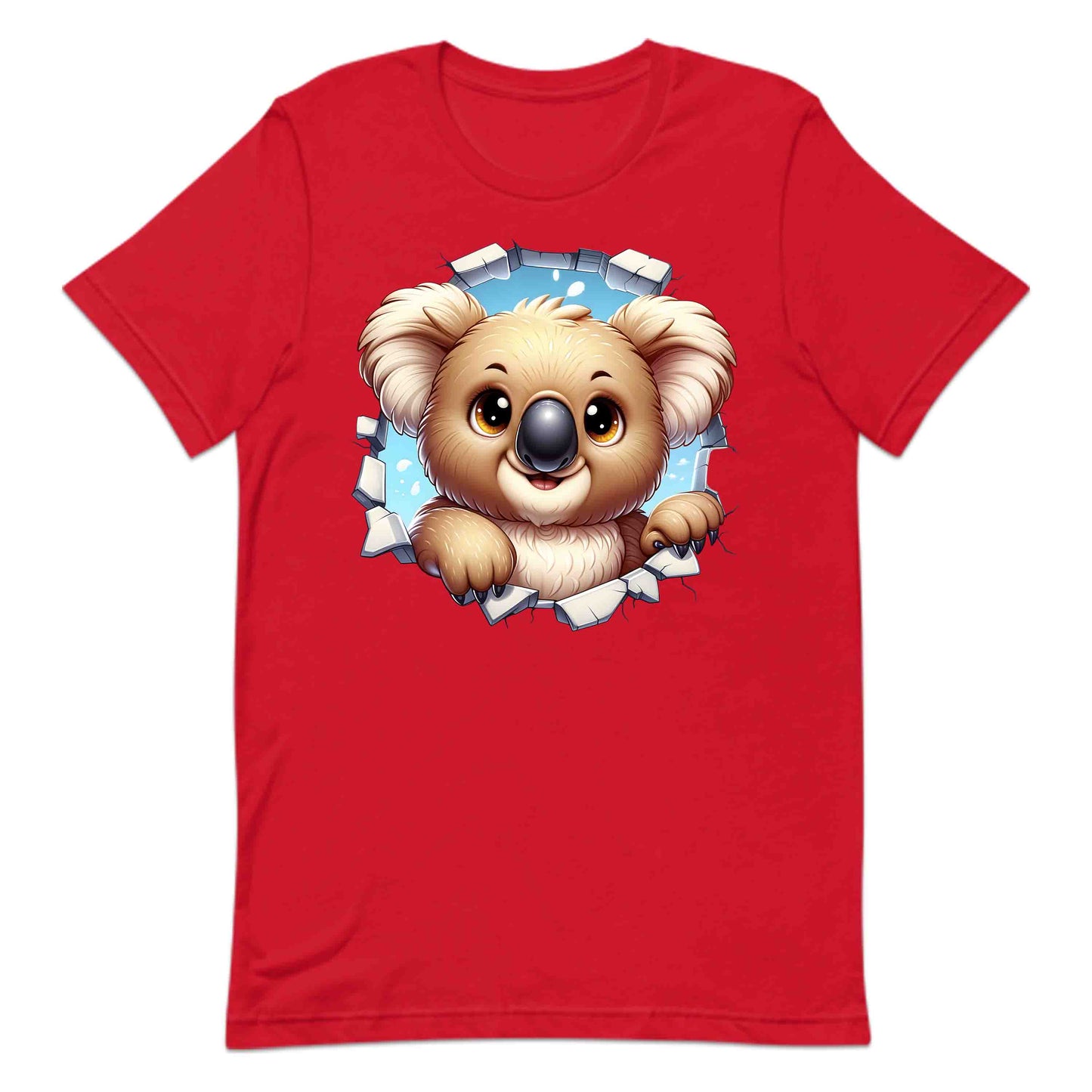 Koala Breaking Through Wall Realistic 3D Koala | PRODUCT CODE: KLOBRKNGWLADT