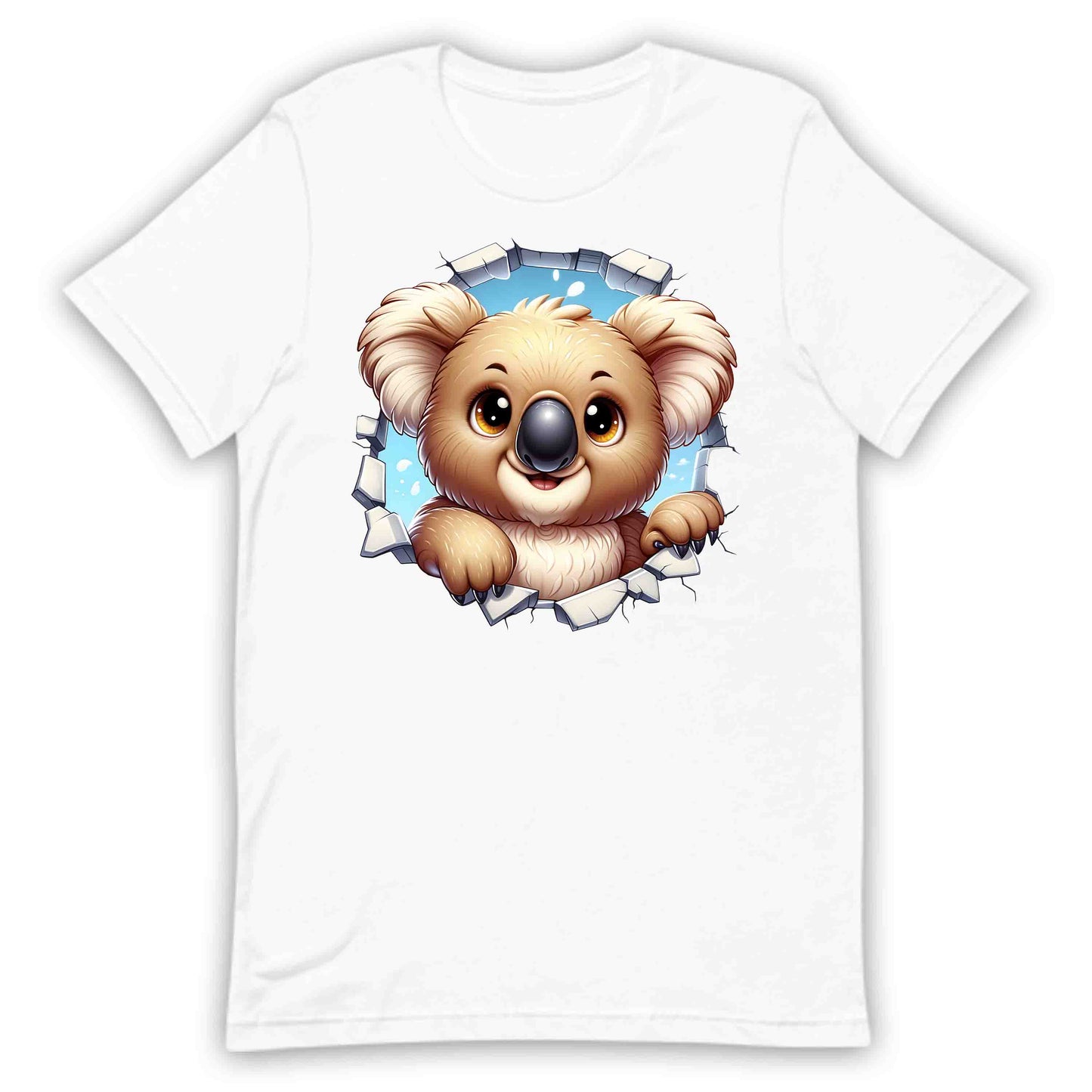 Koala Breaking Through Wall Realistic 3D Koala | PRODUCT CODE: KLOBRKNGWLADT