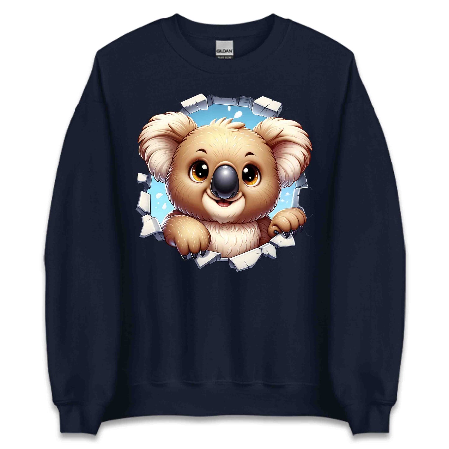 Koala Breaking Through Wall Realistic 3D Koala | PRODUCT CODE: KLOBRKNGWLADT