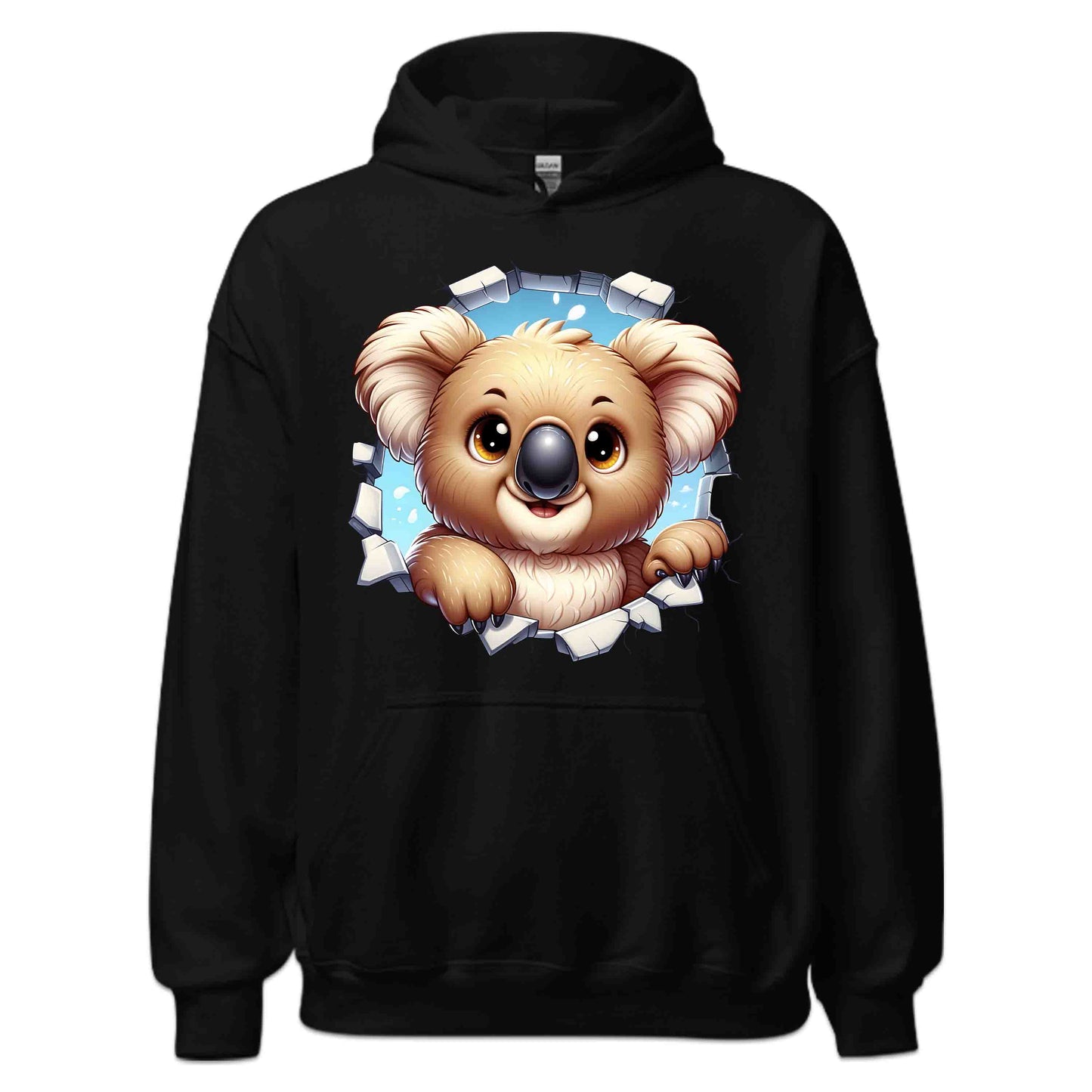 Koala Breaking Through Wall Realistic 3D Koala | PRODUCT CODE: KLOBRKNGWLADT