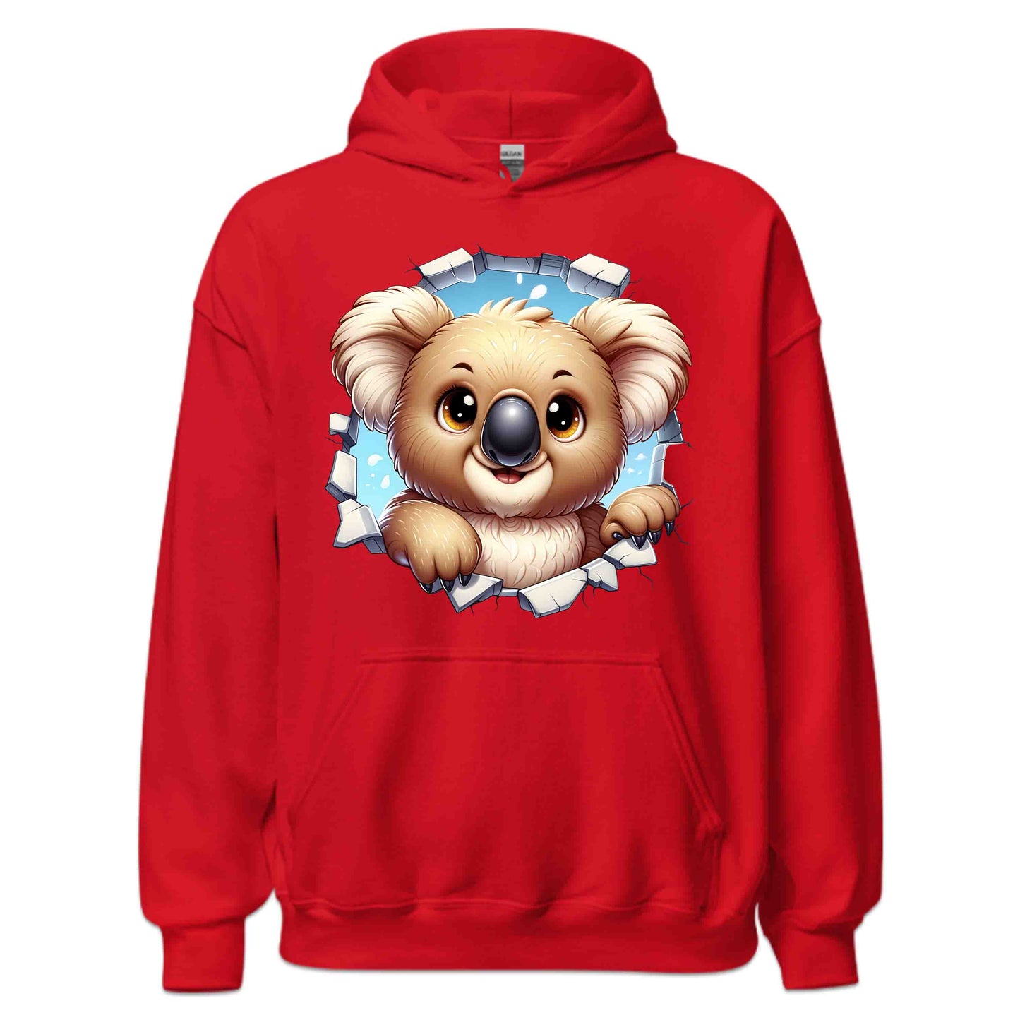 Koala Breaking Through Wall Realistic 3D Koala | PRODUCT CODE: KLOBRKNGWLADT