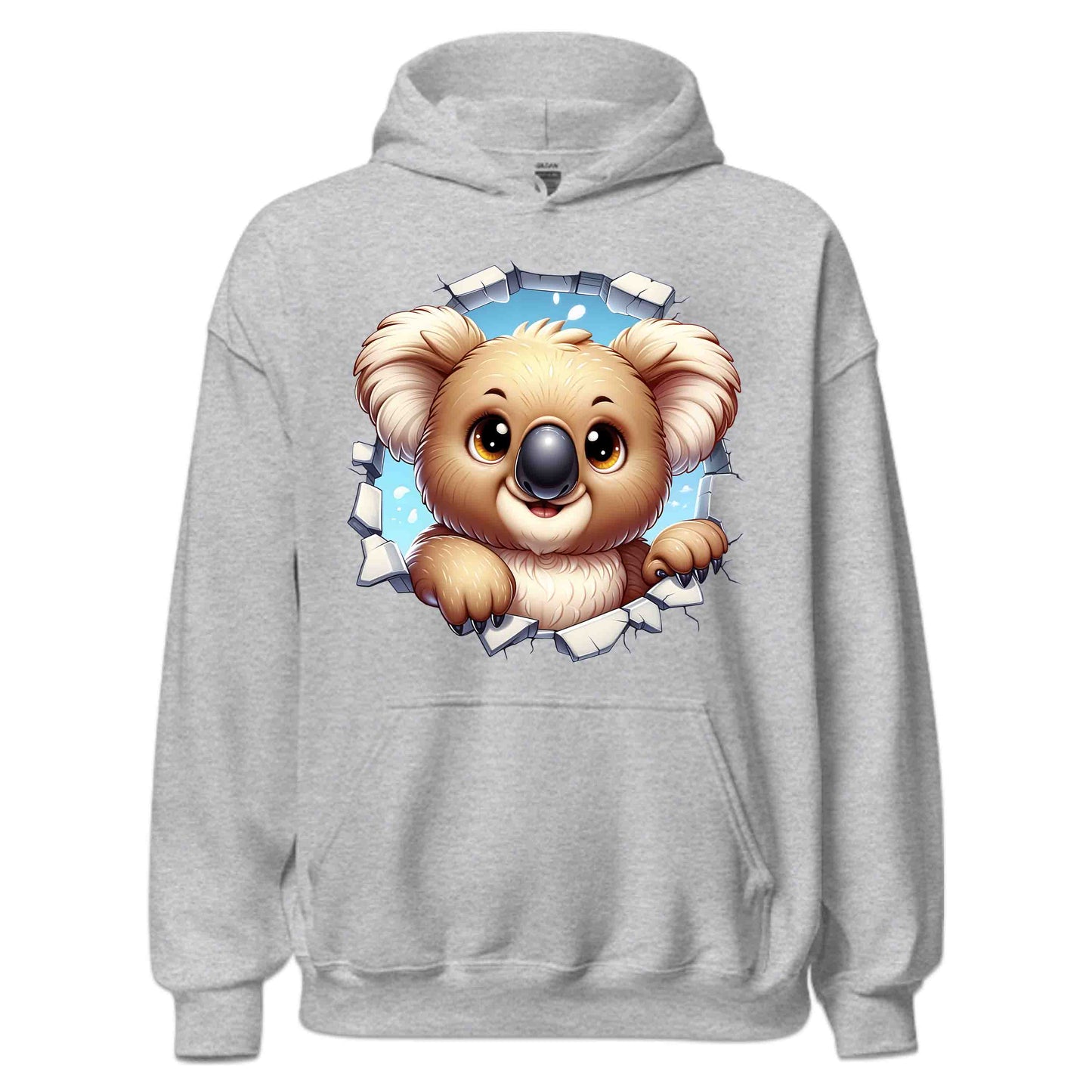 Koala Breaking Through Wall Realistic 3D Koala | PRODUCT CODE: KLOBRKNGWLADT