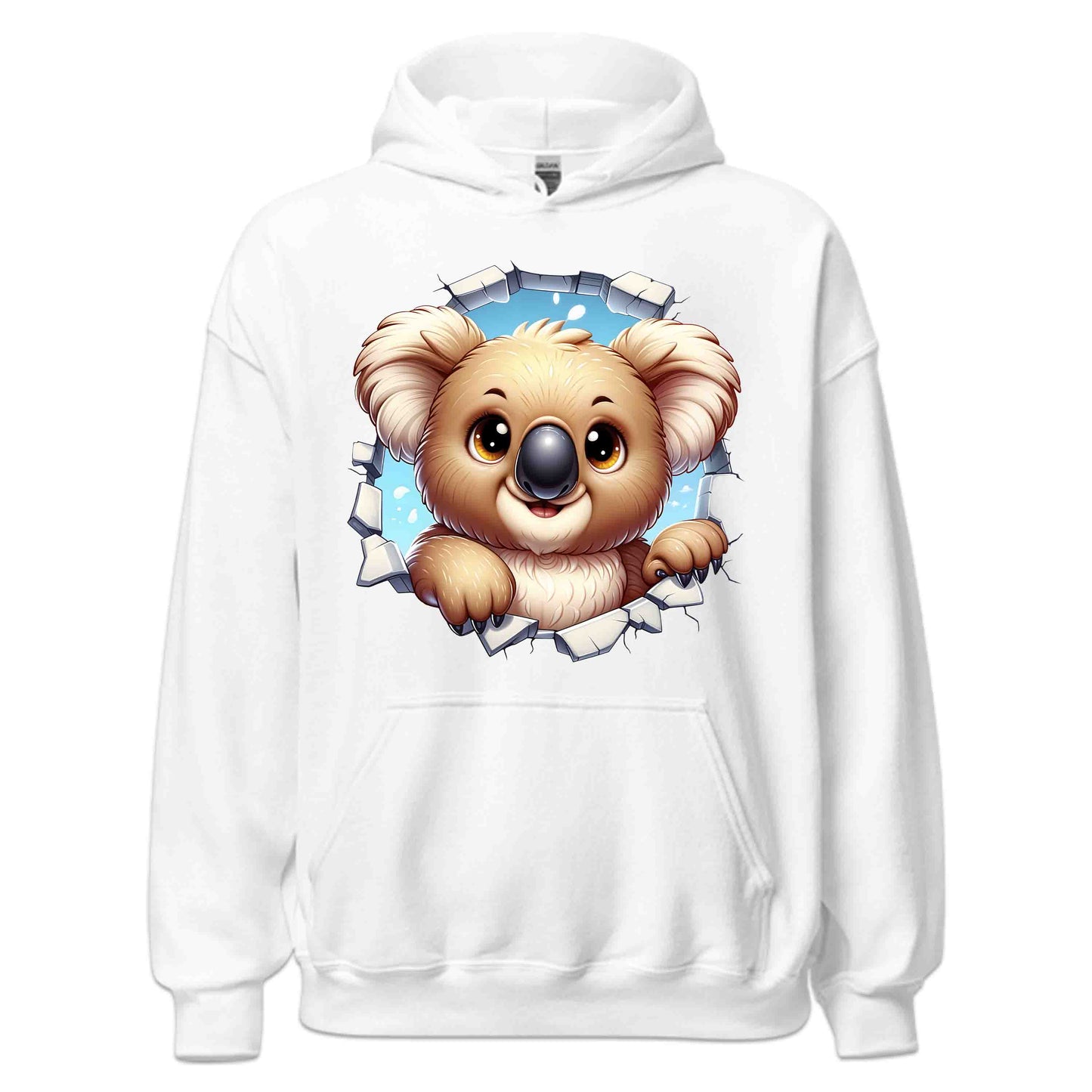 Koala Breaking Through Wall Realistic 3D Koala | PRODUCT CODE: KLOBRKNGWLADT