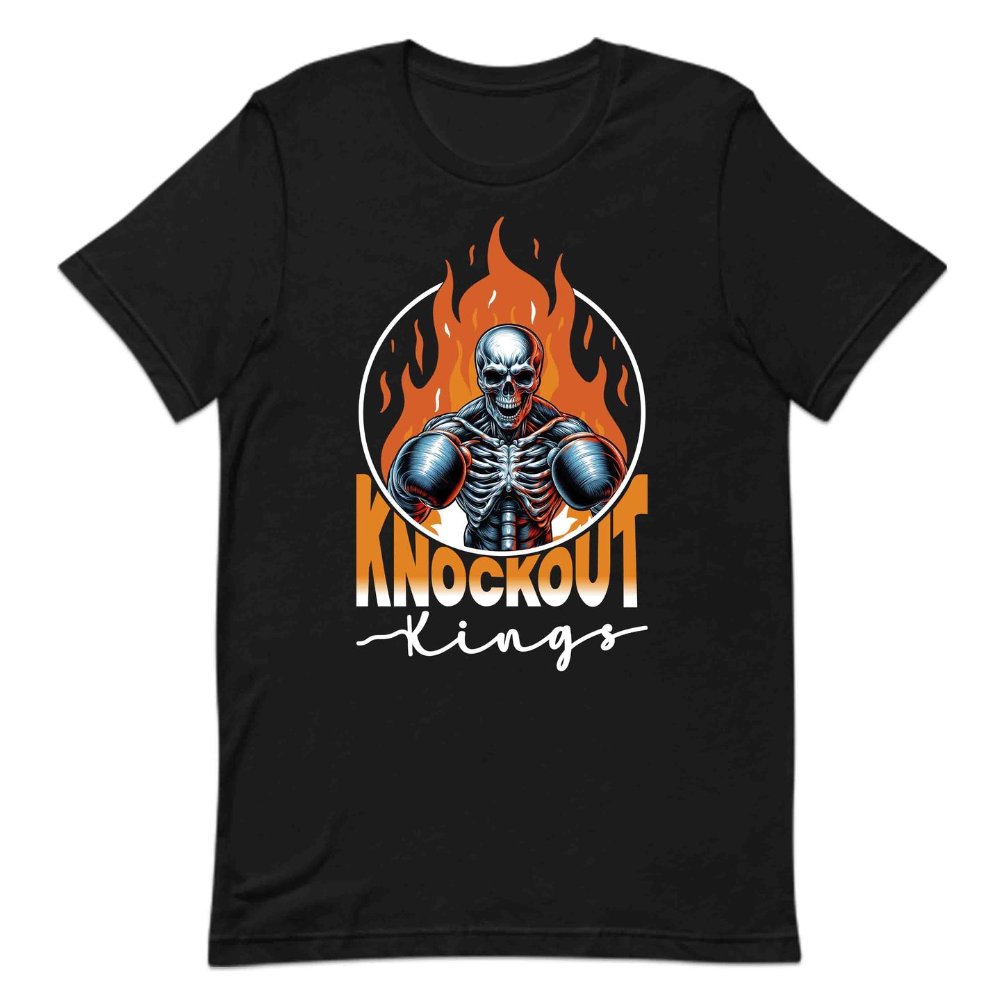 Knockout Kings Skeleton Boxer with Flames Intense Skull Boxing | PRODUCT CODE: KNCUTONGSLOB