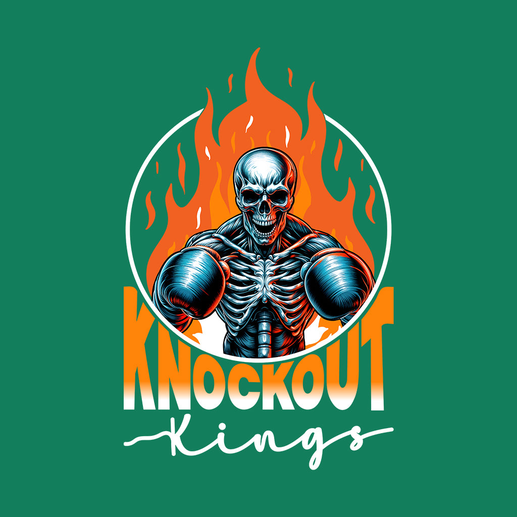 Knockout Kings Skeleton Boxer with Flames Intense Skull Boxing | PRODUCT CODE: KNCUTONGSLOB