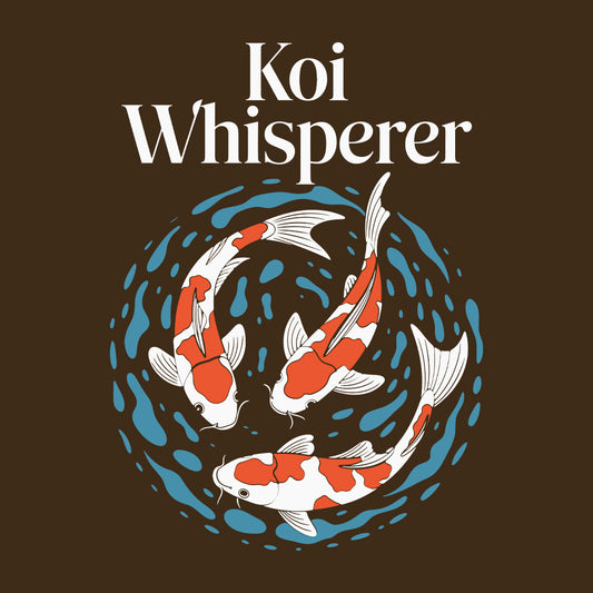 Koi Whisperer – Serene Japanese Koi Fish T-Shirt, Sweatshirt & Hoodie | PRODUCT CODE: KUYSADVBN