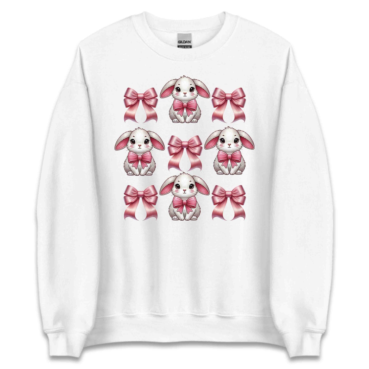 Kawaii Bunny Bow Sweet Pink Bow Rabbit Easter Bunny Lover's | PRODUCT CODE: KWANUYBWOWET