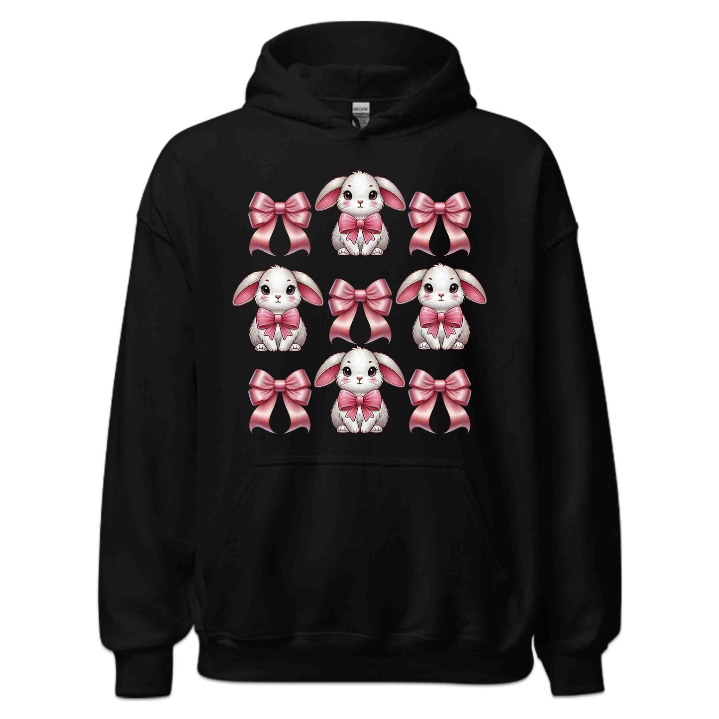 Kawaii Bunny Bow Sweet Pink Bow Rabbit Easter Bunny Lover's | PRODUCT CODE: KWANUYBWOWET