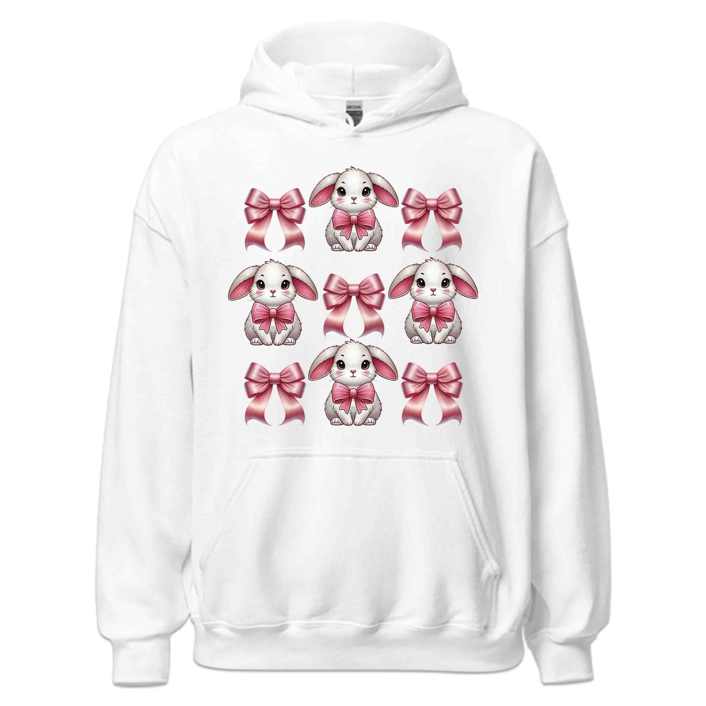 Kawaii Bunny Bow Sweet Pink Bow Rabbit Easter Bunny Lover's | PRODUCT CODE: KWANUYBWOWET