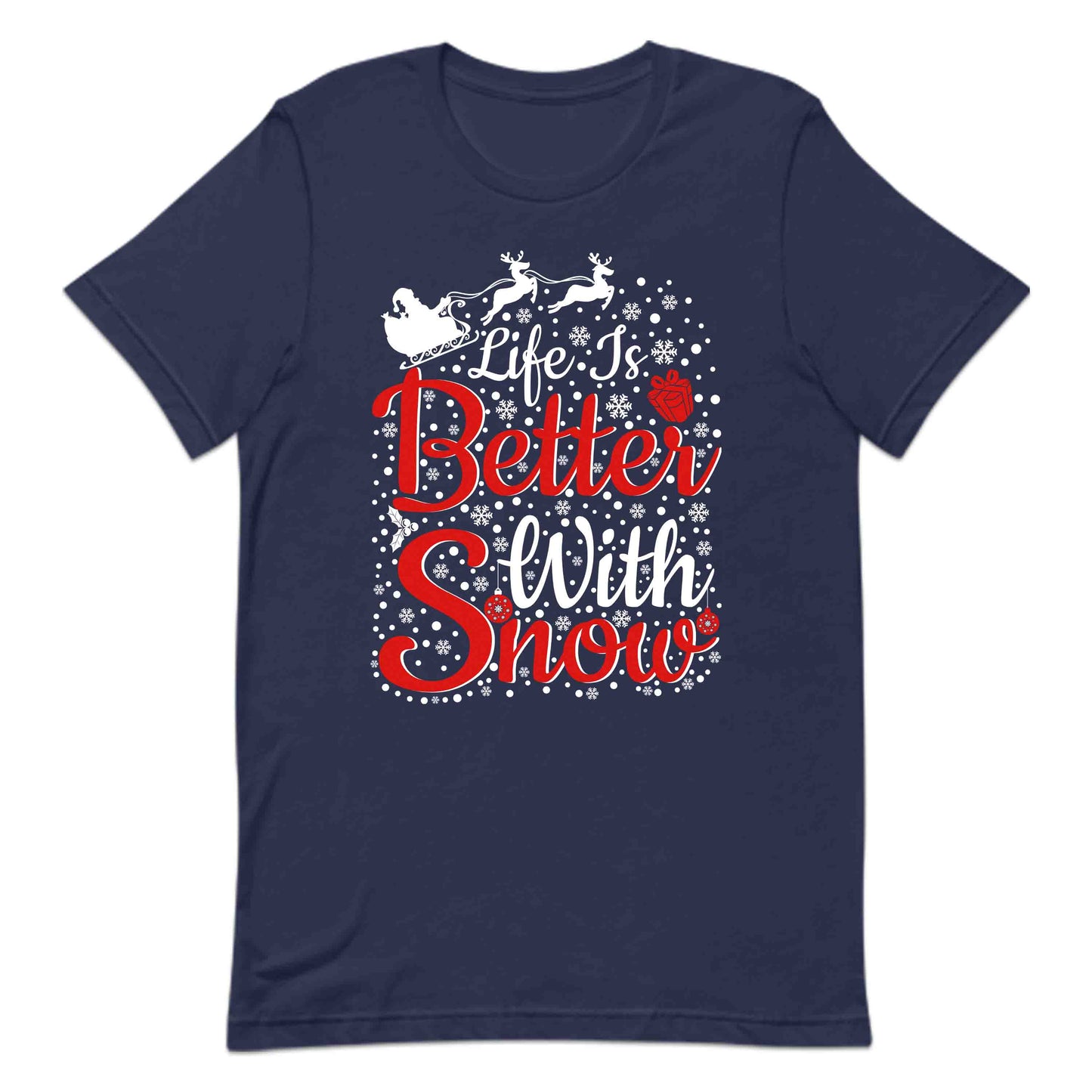 Life is Better with Snow Christmas Winter Wonderland Snowy Xmas | PRODUCT CODE: LFESNWBTRECHM