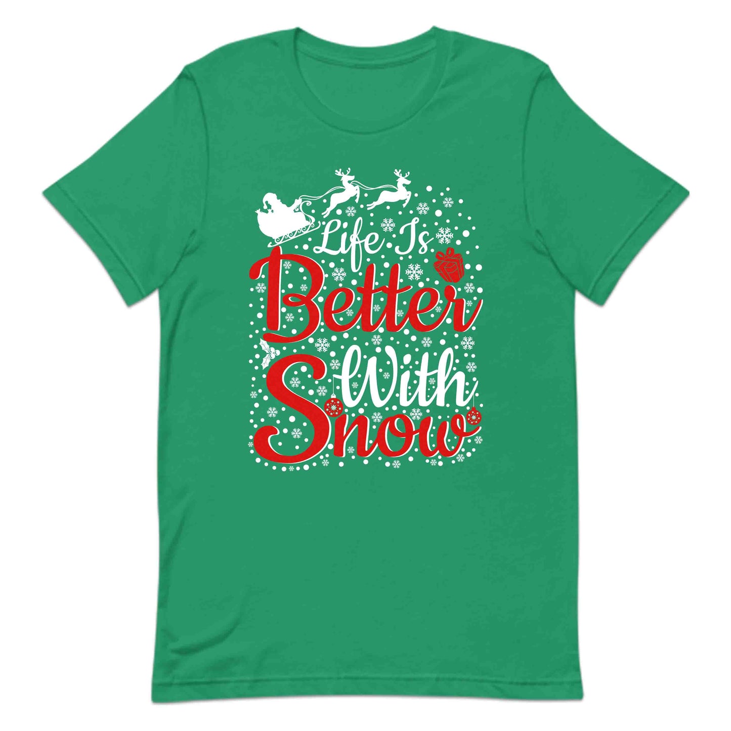 Life is Better with Snow Christmas Winter Wonderland Snowy Xmas | PRODUCT CODE: LFESNWBTRECHM