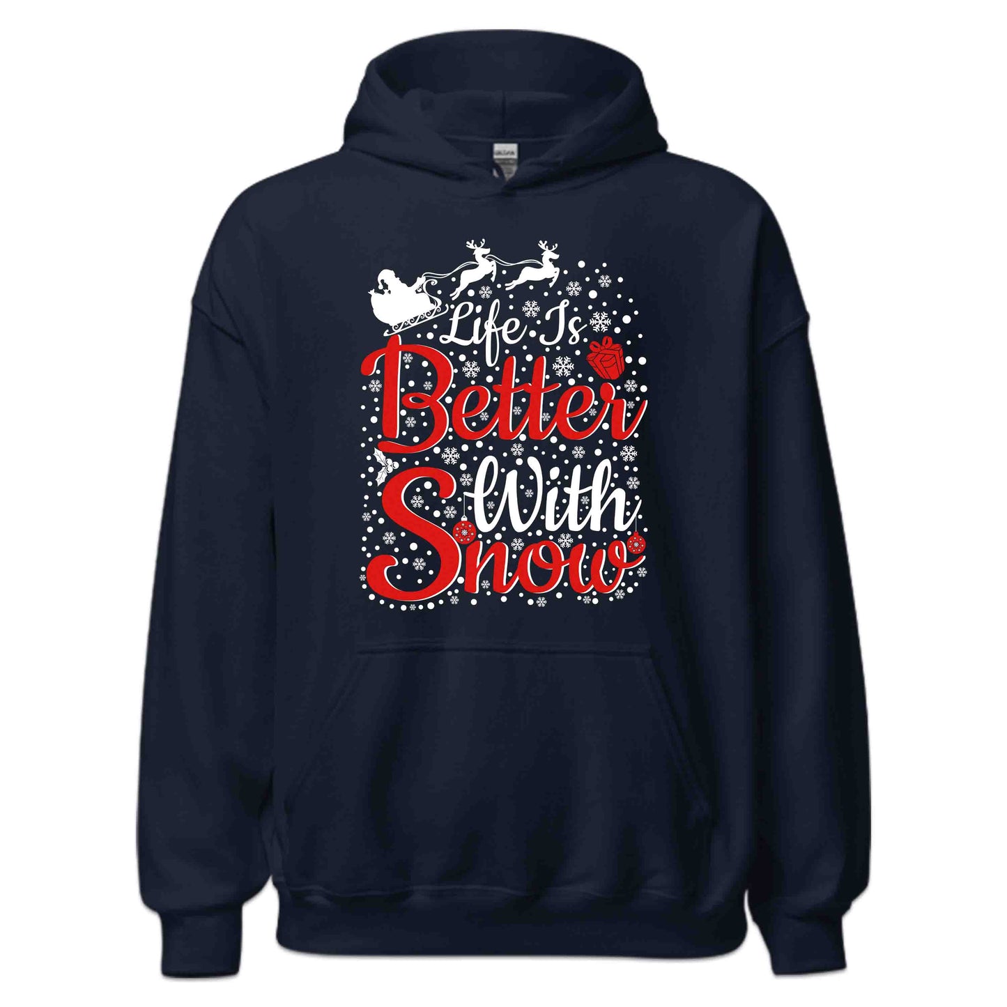 Life is Better with Snow Christmas Winter Wonderland Snowy Xmas | PRODUCT CODE: LFESNWBTRECHM