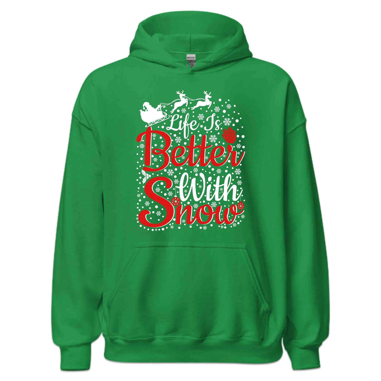 Life is Better with Snow Christmas Winter Wonderland Snowy Xmas | PRODUCT CODE: LFESNWBTRECHM