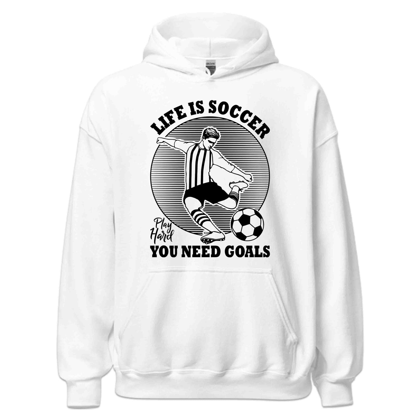 Life Is Soccer You Need Goals Motivational Football Lover | PRODUCT CODE: LFSCRUTQNDEG