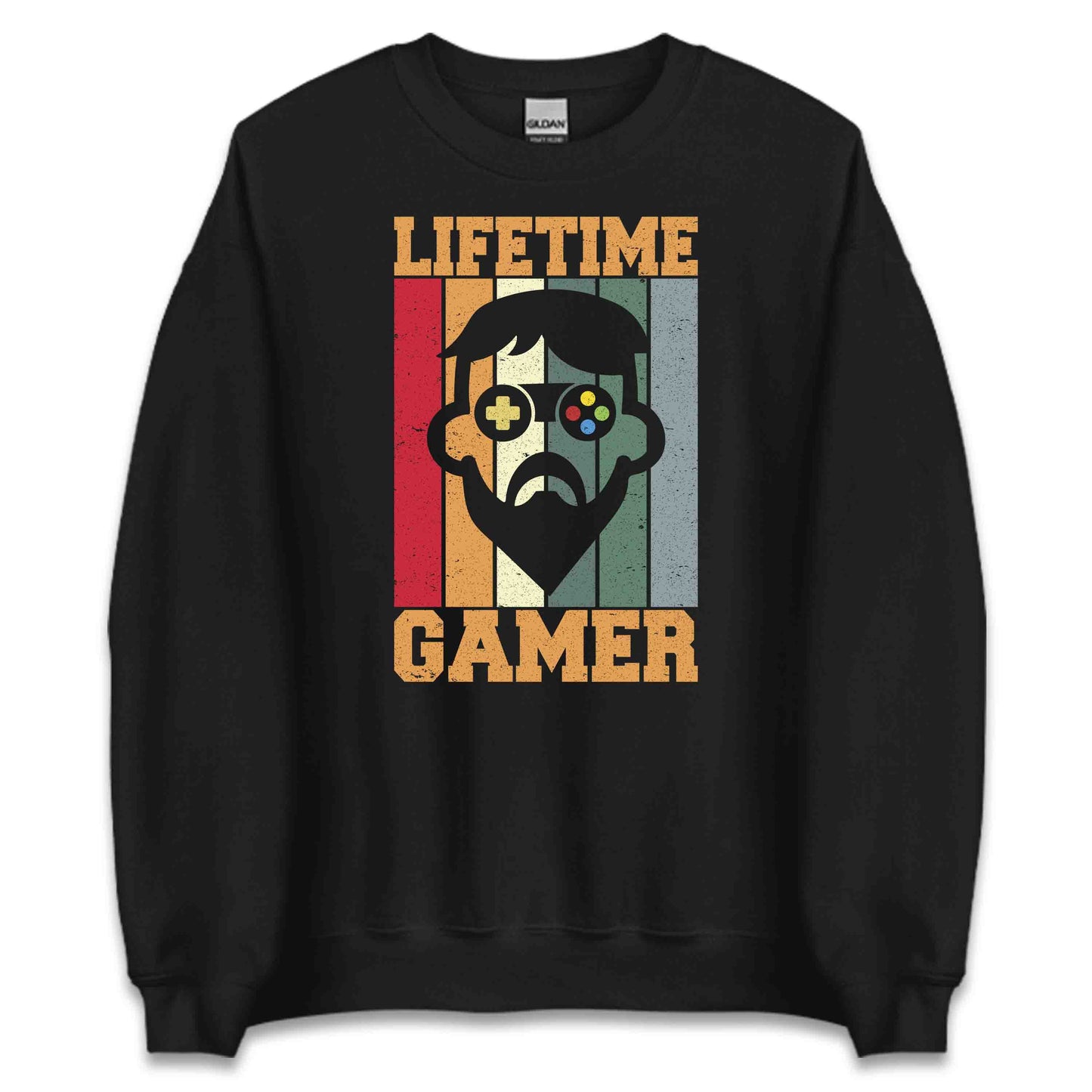 Lifetime Gamer Video Game Lovers Vintage Gaming | PRODUCT CODE: LFTMREGVDOSN