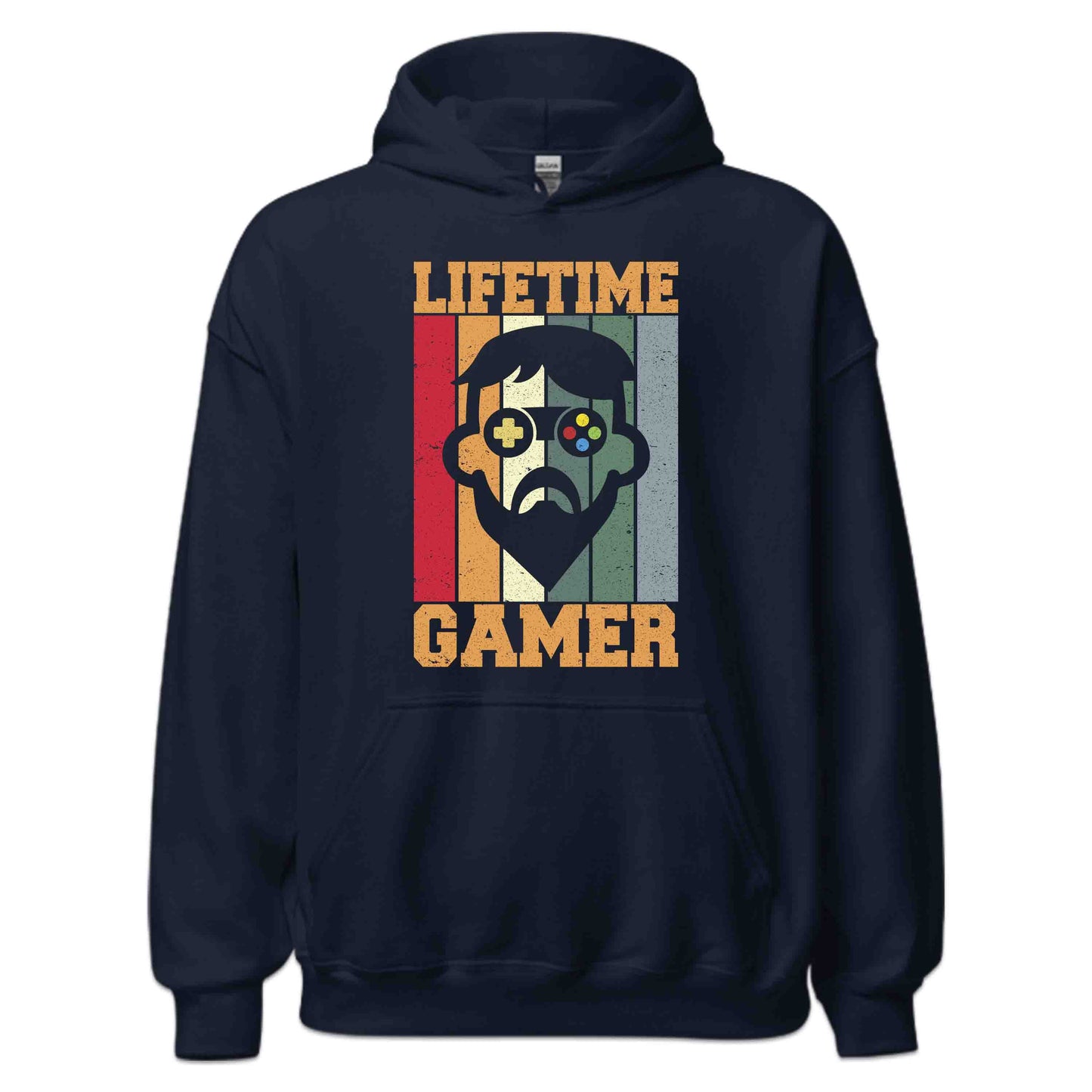 Lifetime Gamer Video Game Lovers Vintage Gaming | PRODUCT CODE: LFTMREGVDOSN