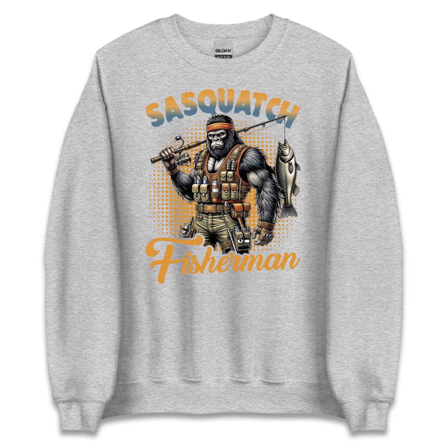 Legendary Sasquatch Fishing Hilarious Bigfoot Fisherman | PRODUCT CODE: LGNDYRSQUTCH