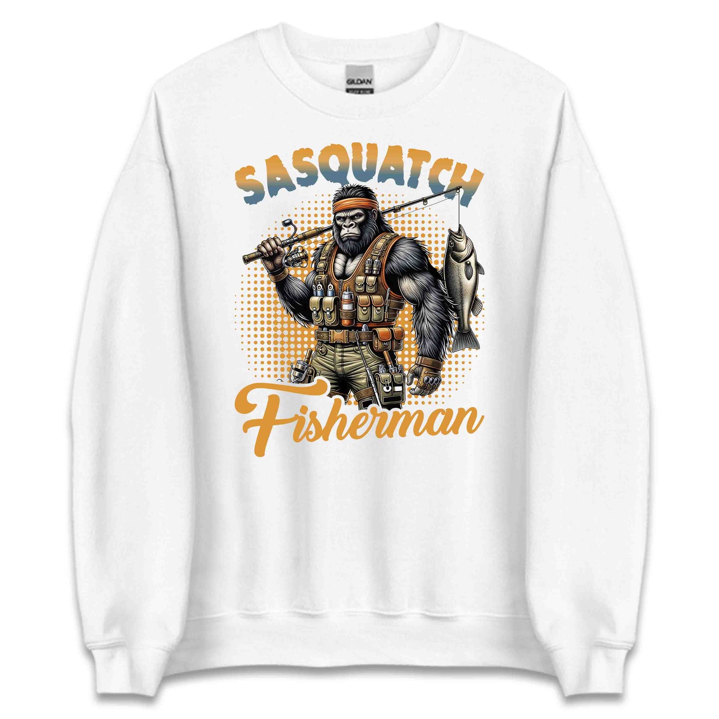 Legendary Sasquatch Fishing Hilarious Bigfoot Fisherman | PRODUCT CODE: LGNDYRSQUTCH