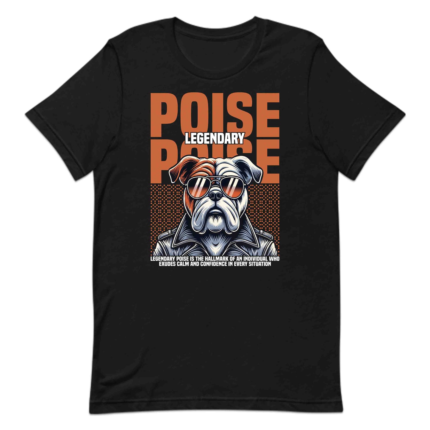 Legendary Poise Bulldog Retro Dog with Sunglasses | PRODUCT CODE: LGNPSOIBLGDE