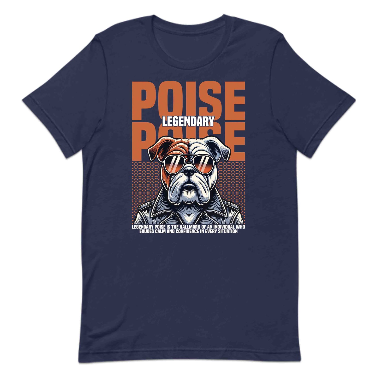Legendary Poise Bulldog Retro Dog with Sunglasses | PRODUCT CODE: LGNPSOIBLGDE