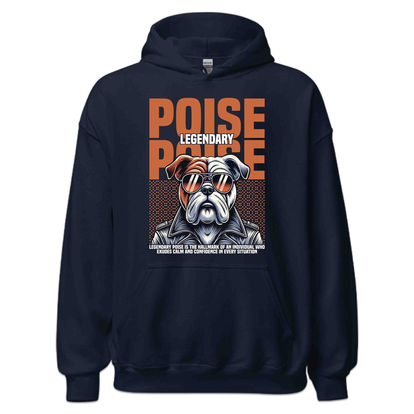 Legendary Poise Bulldog Retro Dog with Sunglasses | PRODUCT CODE: LGNPSOIBLGDE
