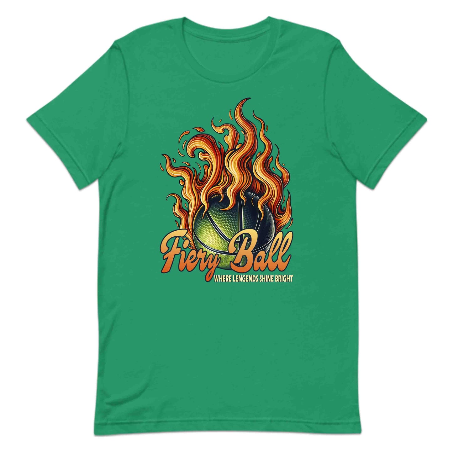 Legendary Fiery Basketball Epic Sports Athletic Flaming Game Day | PRODUCT CODE: LGRNDRBYLAGS