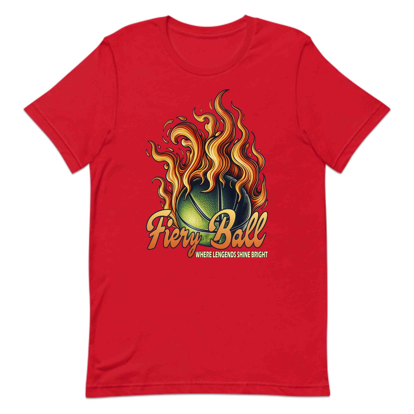 Legendary Fiery Basketball Epic Sports Athletic Flaming Game Day | PRODUCT CODE: LGRNDRBYLAGS