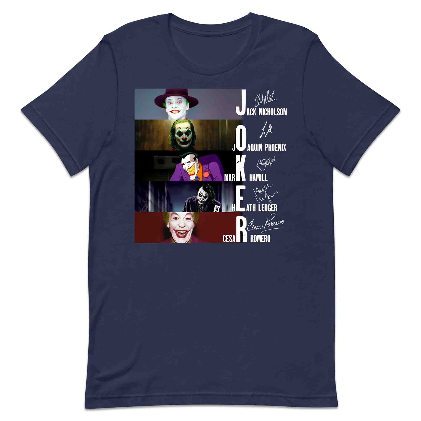 Legendary Jokers Evolution T-Shirt, Nicholson, Ledger, Phoenix & Hamill Tribute Hoodie – DC Villains Apparel | PRODUCT CODE: LGSBXCIYU