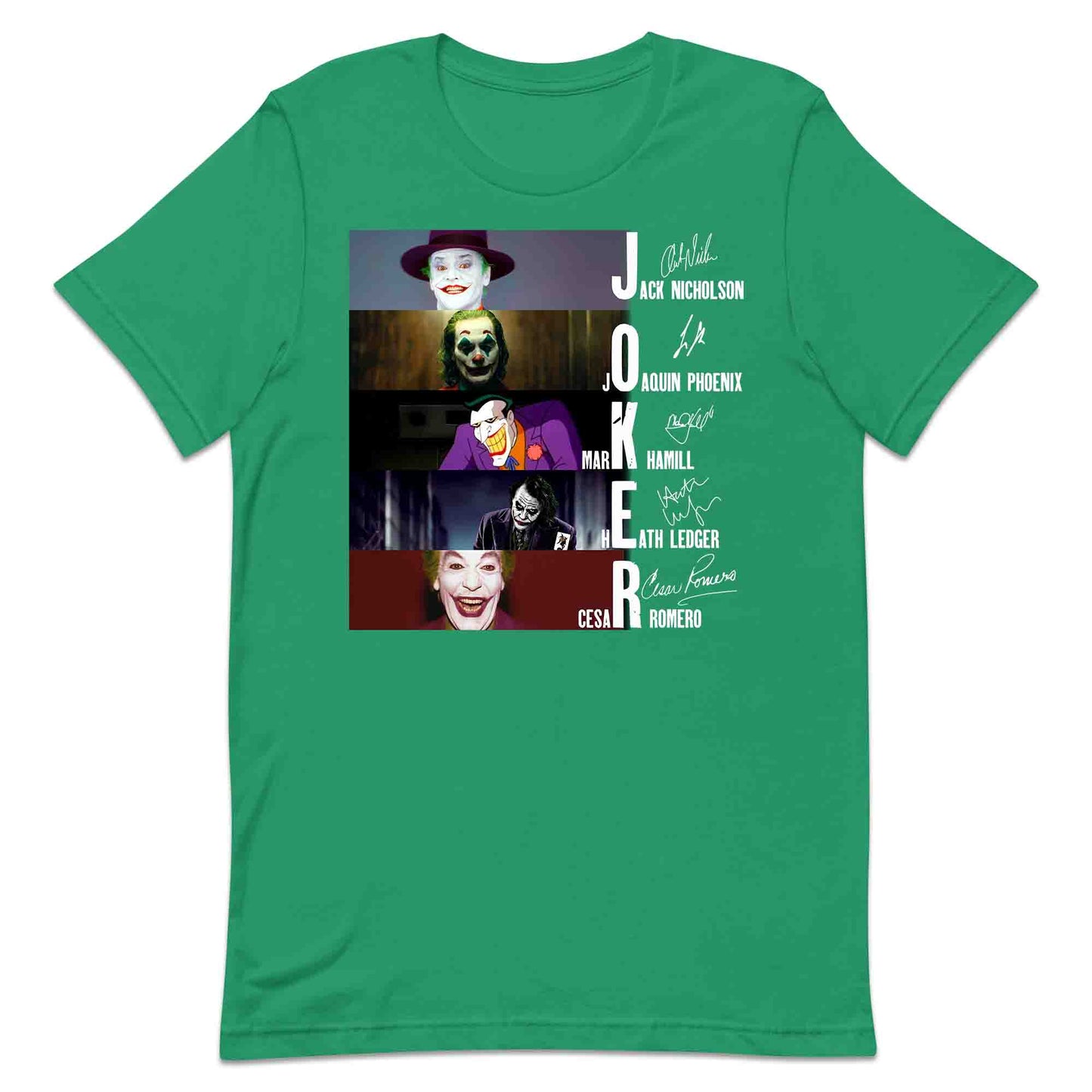 Legendary Jokers Evolution T-Shirt, Nicholson, Ledger, Phoenix & Hamill Tribute Hoodie – DC Villains Apparel | PRODUCT CODE: LGSBXCIYU
