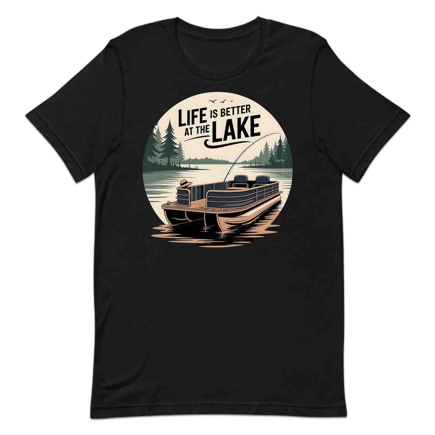 Lake Life Bliss T-Shirt, Pontoon Boat Sweatshirt, Summer Relaxation Hoodie | PRODUCT CODE: LKWERKBSD