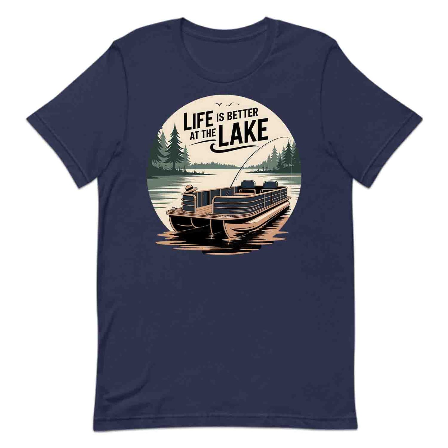 Lake Life Bliss T-Shirt, Pontoon Boat Sweatshirt, Summer Relaxation Hoodie | PRODUCT CODE: LKWERKBSD