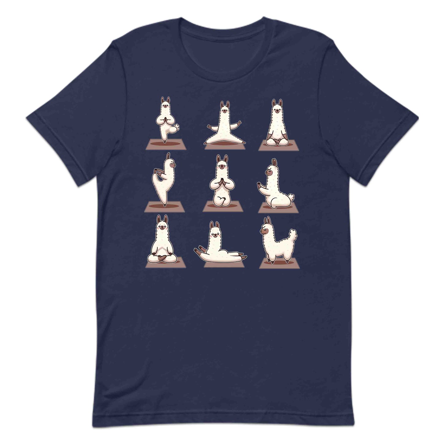 Llama Yoga Pose Funny Animal Yoga Enthusiast | PRODUCT CODE: LMATGOPSEANM