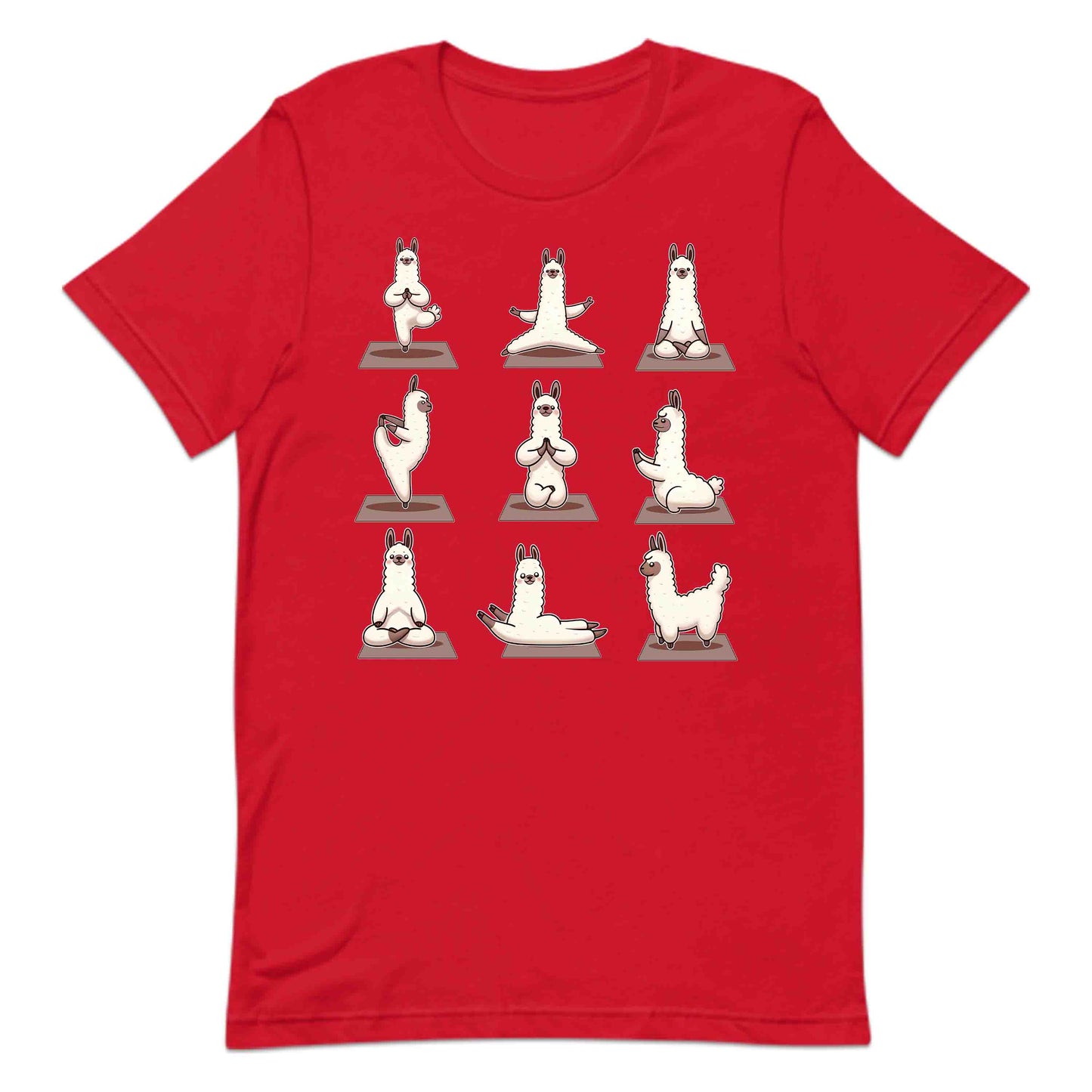 Llama Yoga Pose Funny Animal Yoga Enthusiast | PRODUCT CODE: LMATGOPSEANM