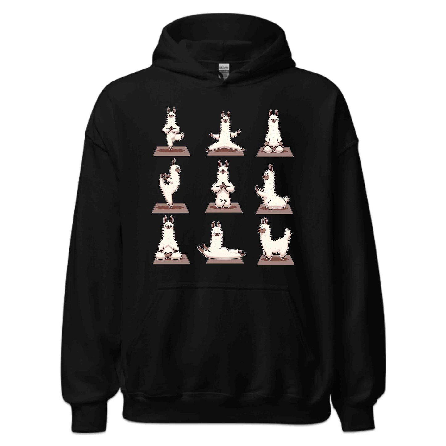 Llama Yoga Pose Funny Animal Yoga Enthusiast | PRODUCT CODE: LMATGOPSEANM