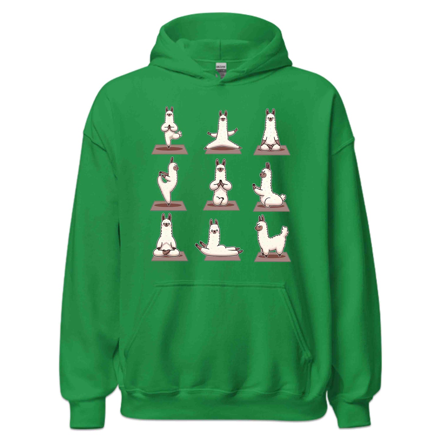 Llama Yoga Pose Funny Animal Yoga Enthusiast | PRODUCT CODE: LMATGOPSEANM