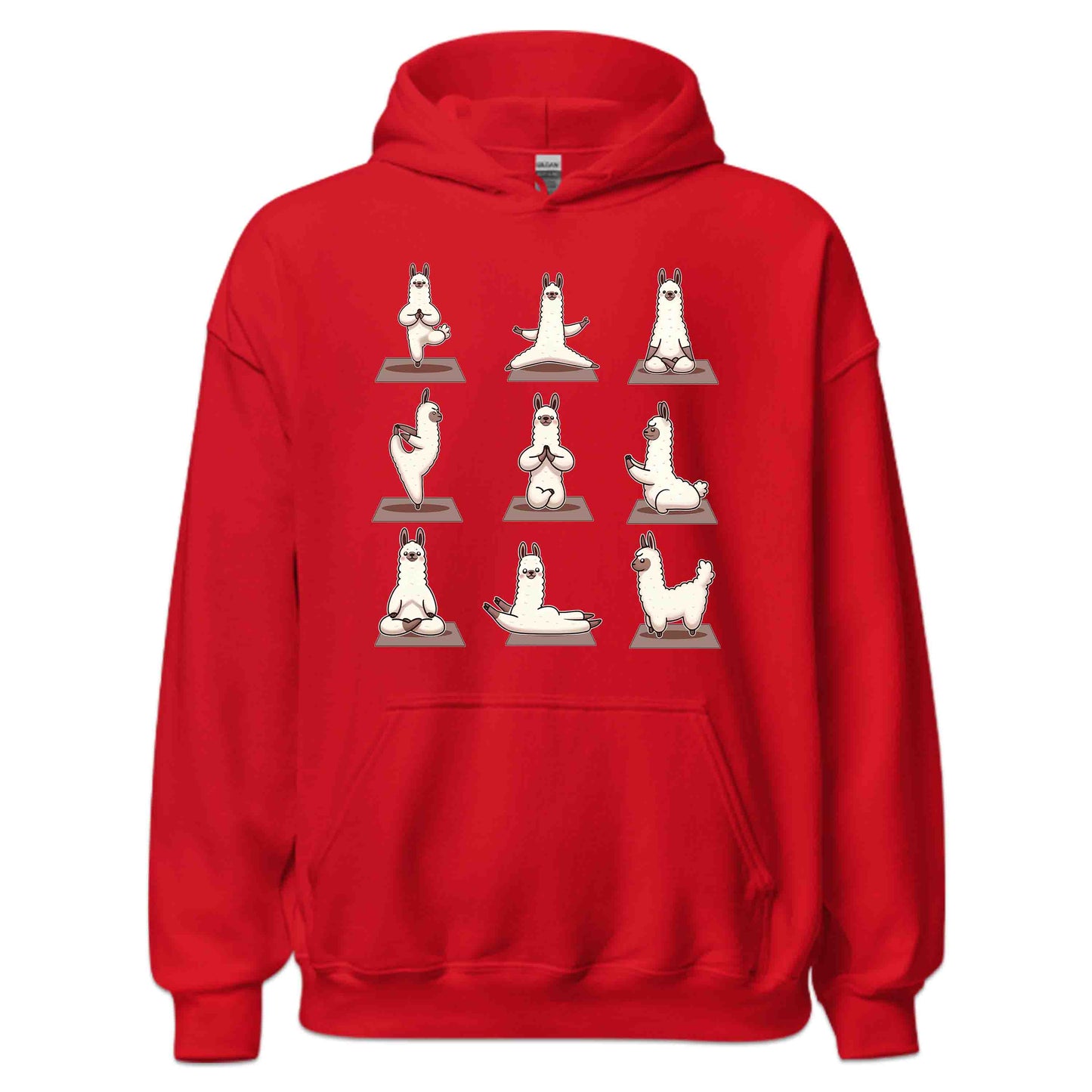 Llama Yoga Pose Funny Animal Yoga Enthusiast | PRODUCT CODE: LMATGOPSEANM