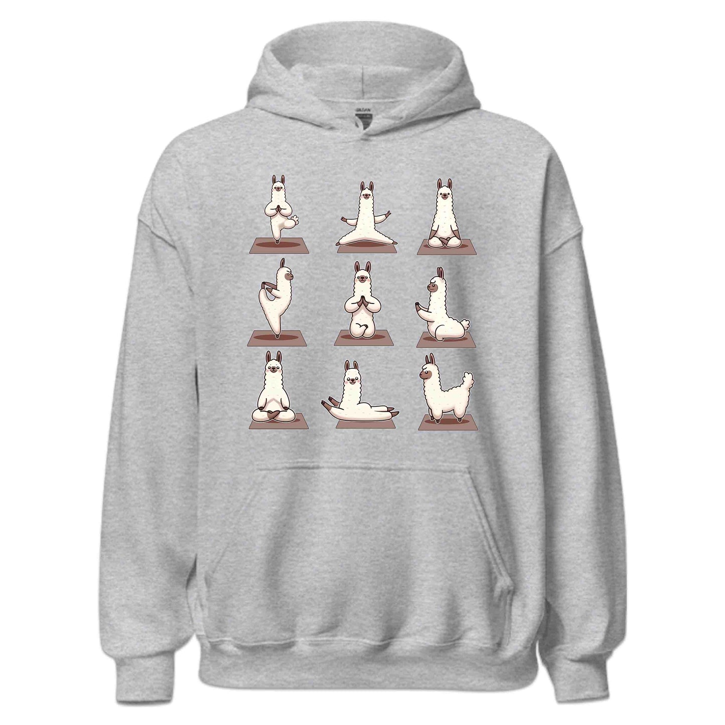 Llama Yoga Pose Funny Animal Yoga Enthusiast | PRODUCT CODE: LMATGOPSEANM