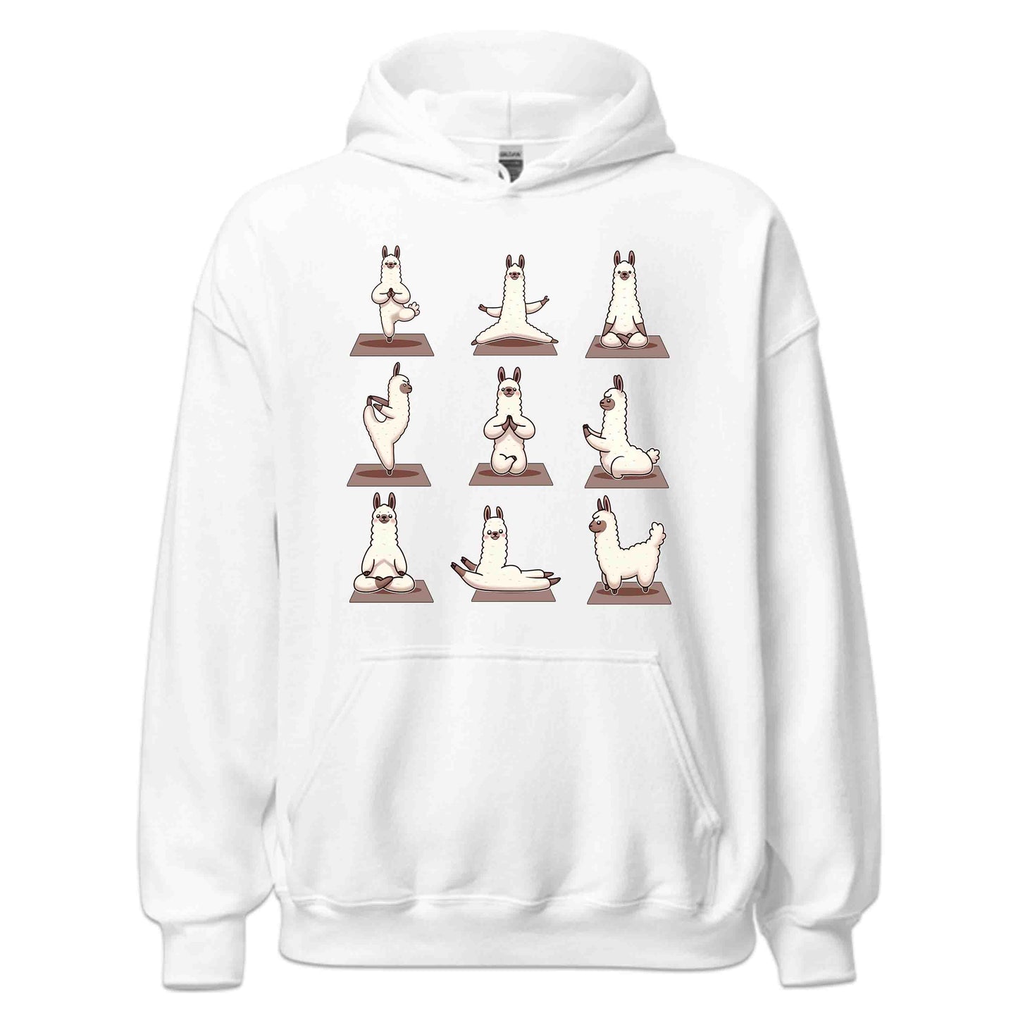 Llama Yoga Pose Funny Animal Yoga Enthusiast | PRODUCT CODE: LMATGOPSEANM
