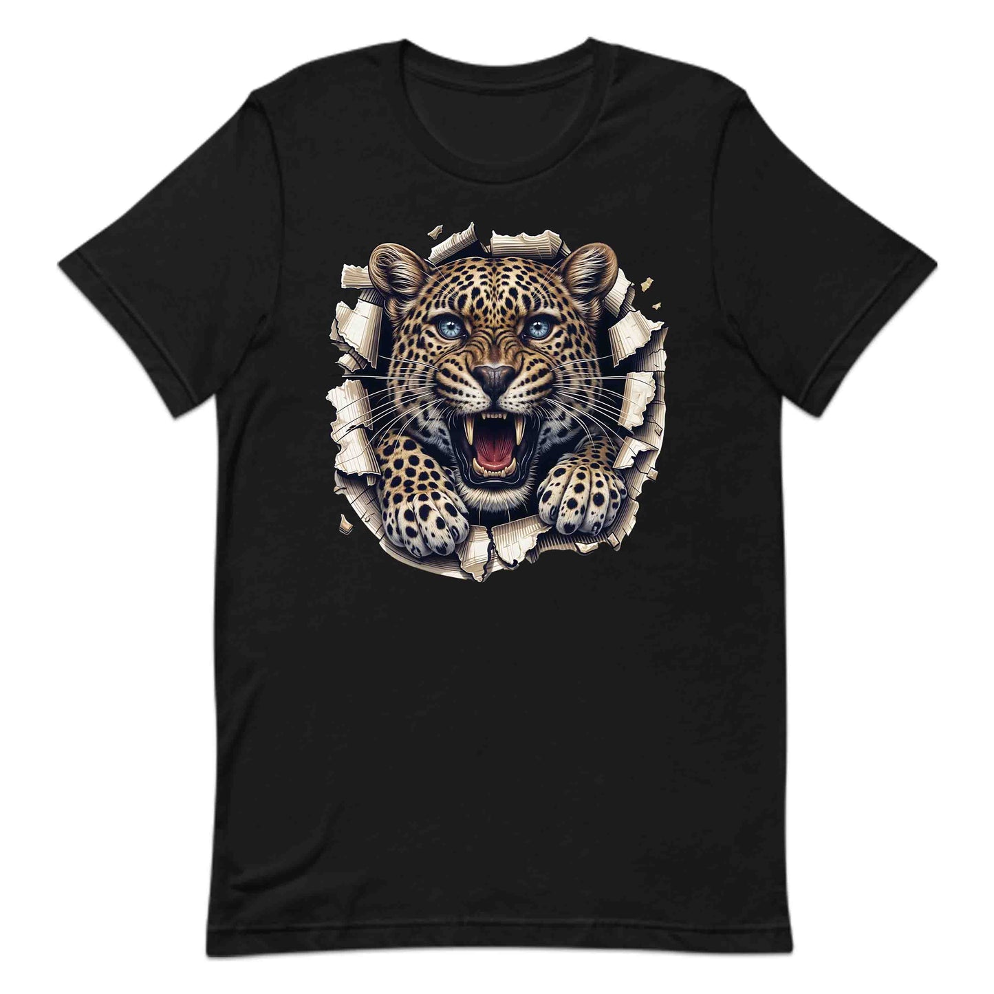 Leopard Breaking Through Wall Realistic 3D Big Cat | PRODUCT CODE: LPORDBKNGWLBE