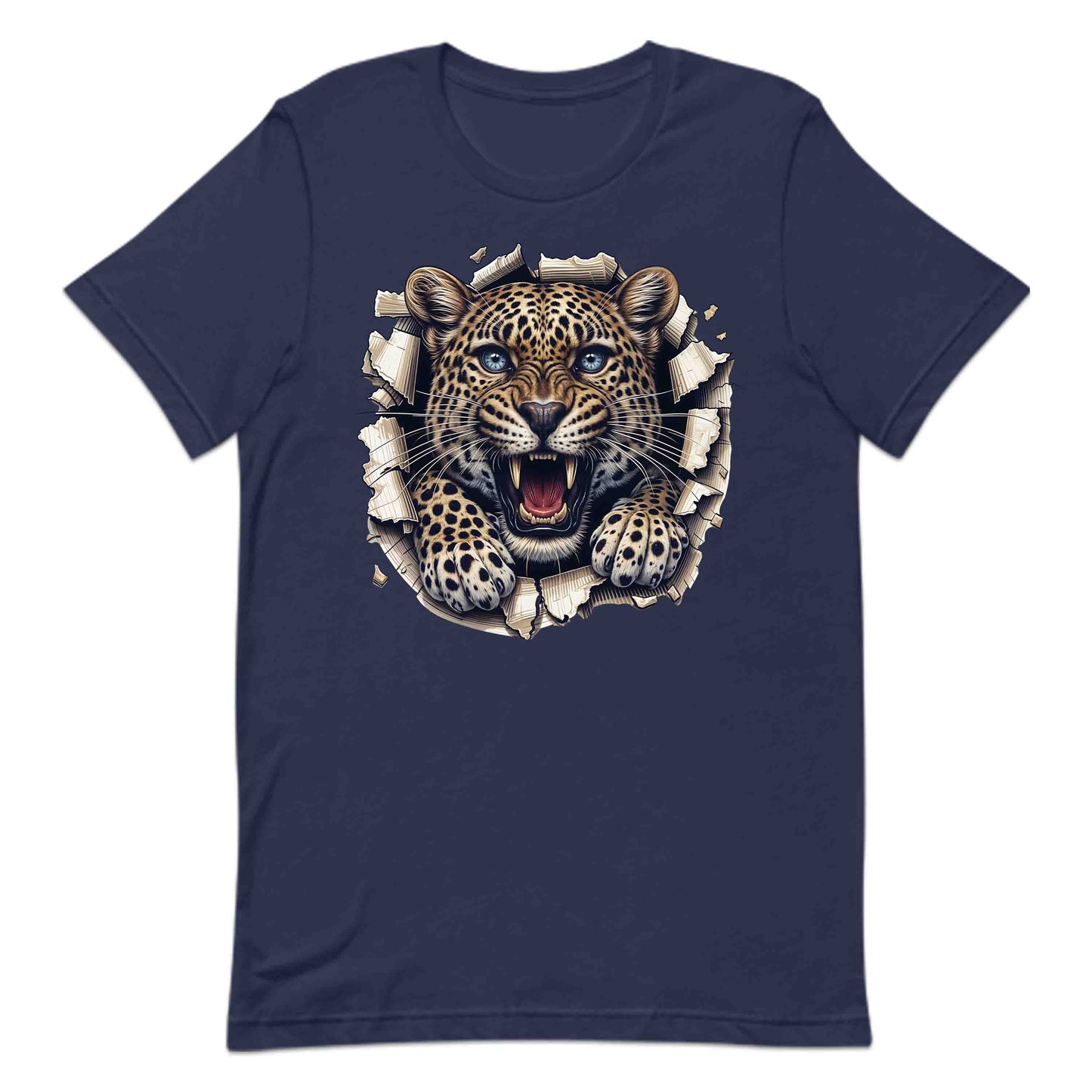 Leopard Breaking Through Wall Realistic 3D Big Cat | PRODUCT CODE: LPORDBKNGWLBE
