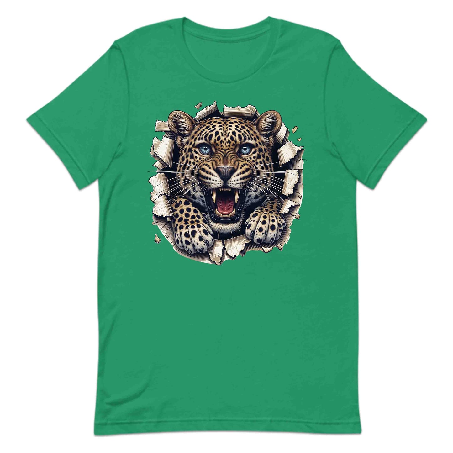 Leopard Breaking Through Wall Realistic 3D Big Cat | PRODUCT CODE: LPORDBKNGWLBE