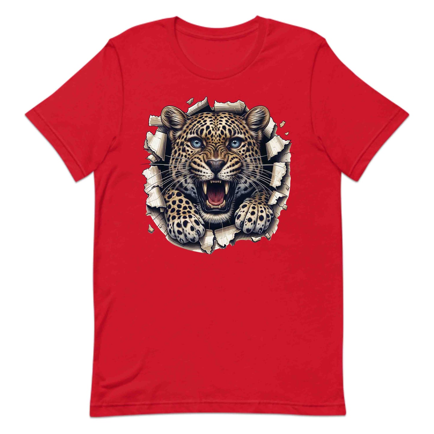 Leopard Breaking Through Wall Realistic 3D Big Cat | PRODUCT CODE: LPORDBKNGWLBE