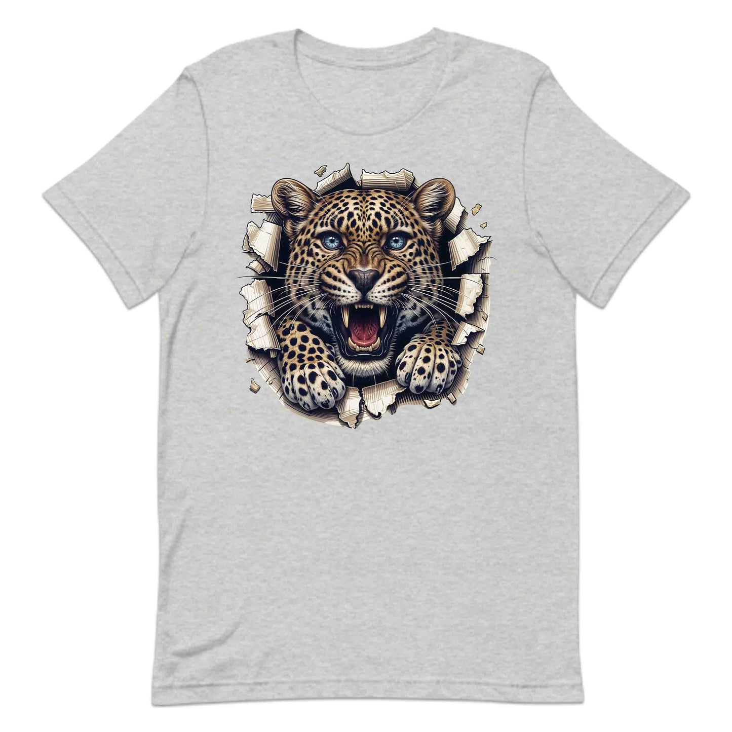 Leopard Breaking Through Wall Realistic 3D Big Cat | PRODUCT CODE: LPORDBKNGWLBE
