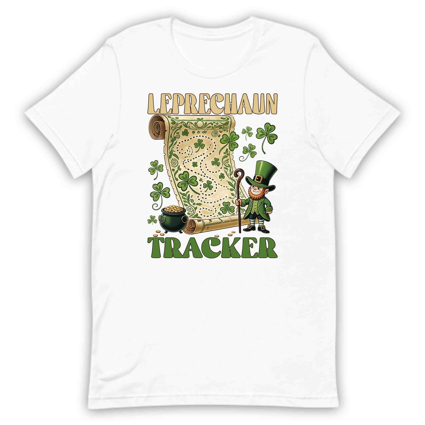 Leprechaun Tracker St. Patrick's Day Treasure Map Fun Irish Shamrock | PRODUCT CODE: LPRNUYERBXKJA
