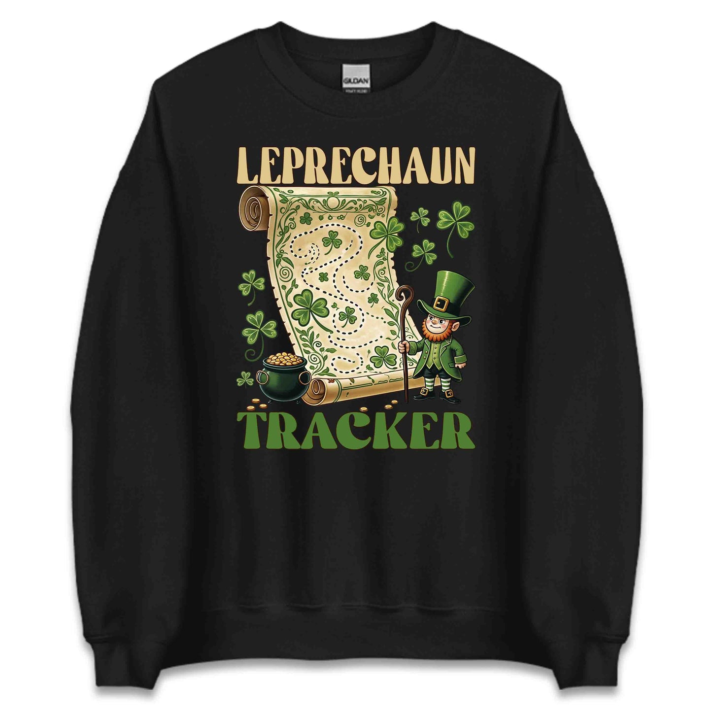 Leprechaun Tracker St. Patrick's Day Treasure Map Fun Irish Shamrock | PRODUCT CODE: LPRNUYERBXKJA