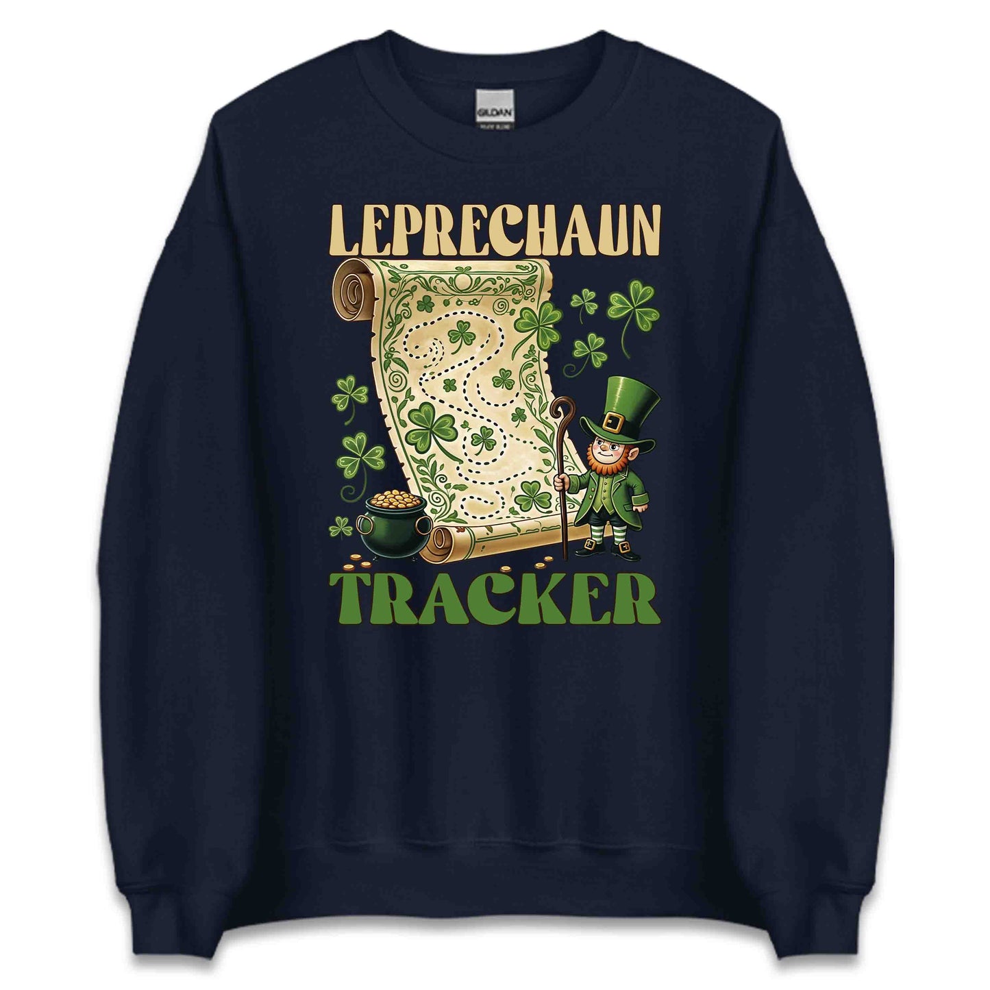 Leprechaun Tracker St. Patrick's Day Treasure Map Fun Irish Shamrock | PRODUCT CODE: LPRNUYERBXKJA