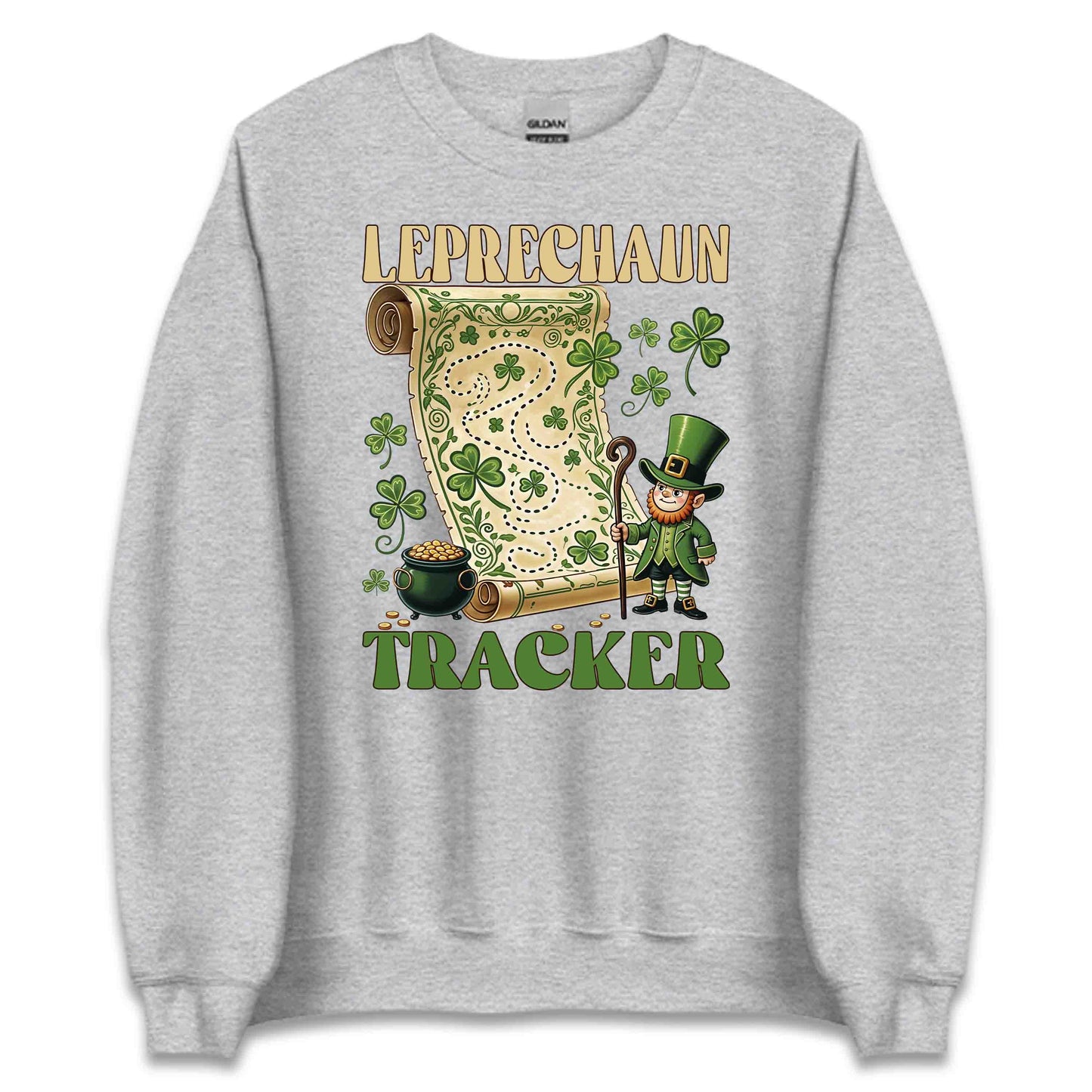 Leprechaun Tracker St. Patrick's Day Treasure Map Fun Irish Shamrock | PRODUCT CODE: LPRNUYERBXKJA